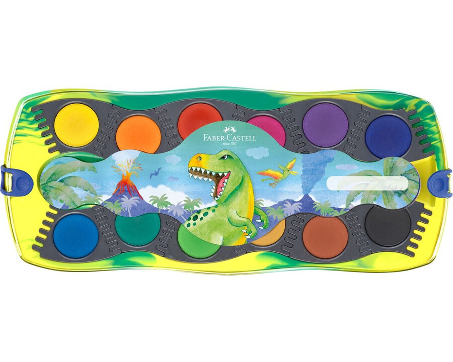 konektorová krabice s barvou dinosaurus