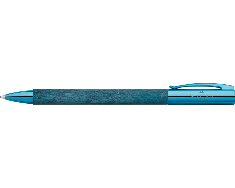 kuličkové pero ambition blue wood twist