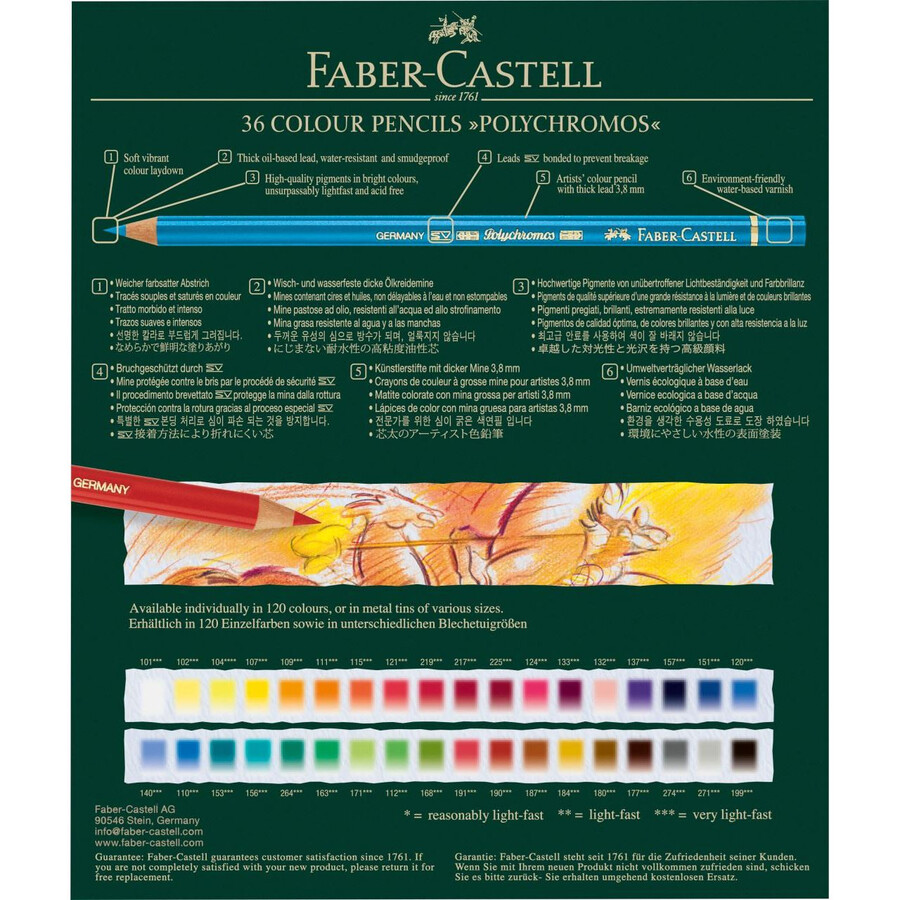 barevná tužka polychromos