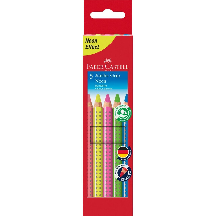 barevná tužka jumbo grip neon