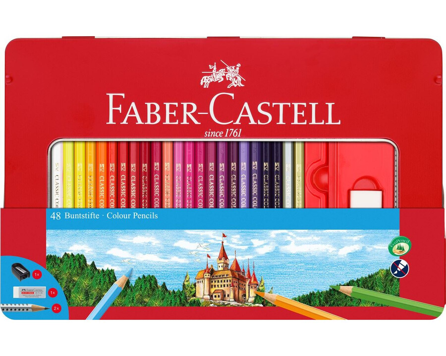klasické barevné barevné tužky