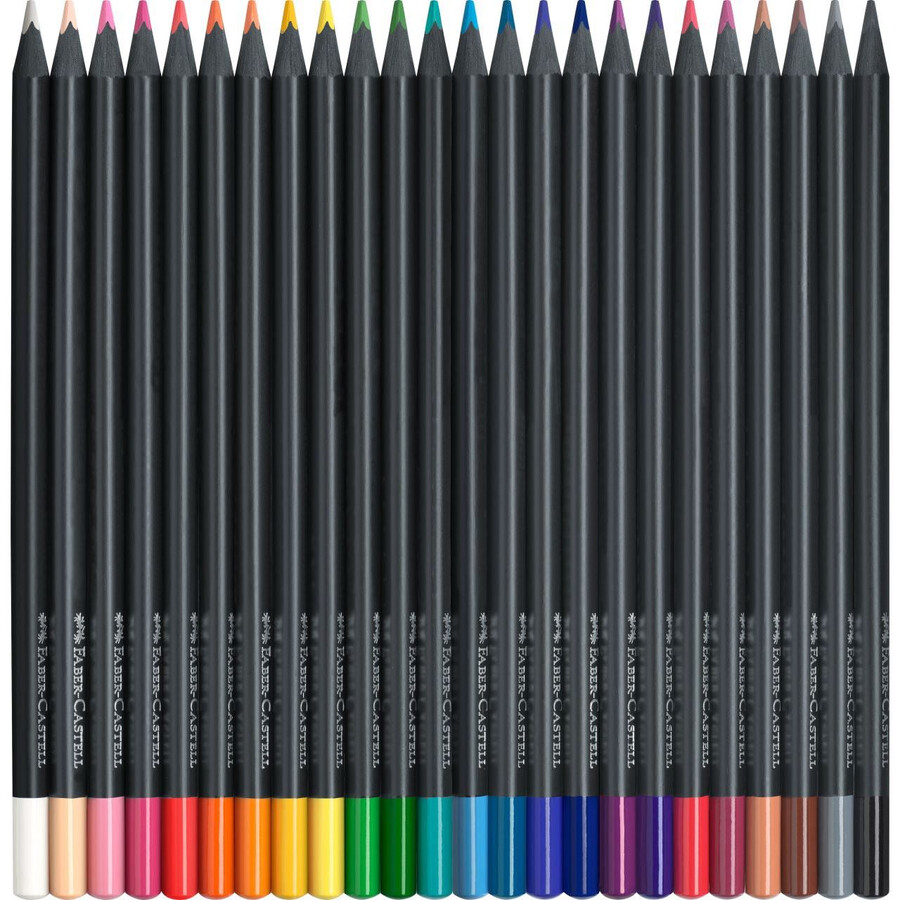 barevné tužky black edition
