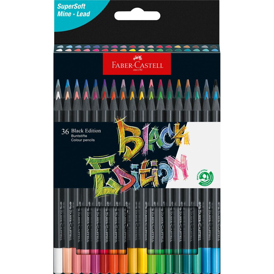 barevná tužka black edition