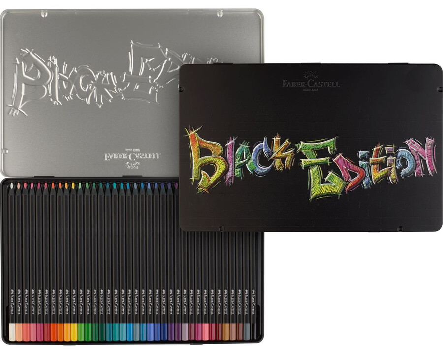 barevné tužky black edition