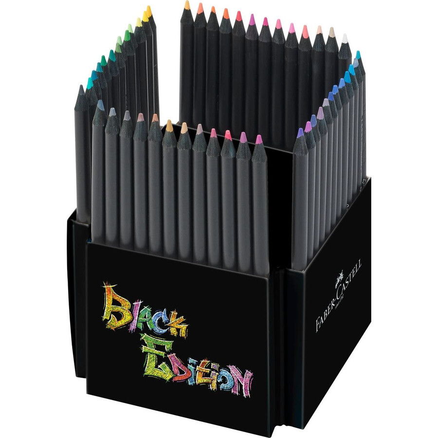 barevné tužky black edition