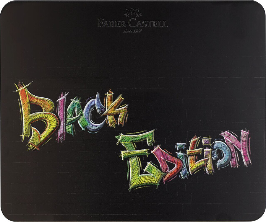 barevné tužky black edition