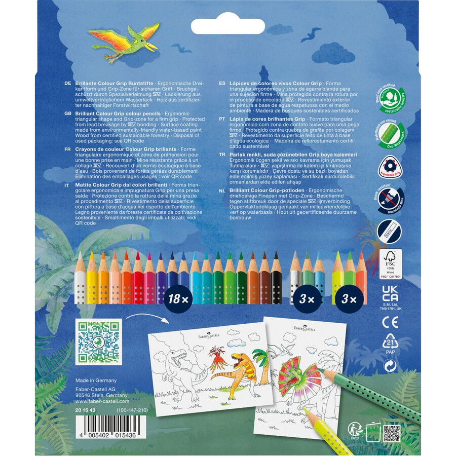 barevná tužka colour grip