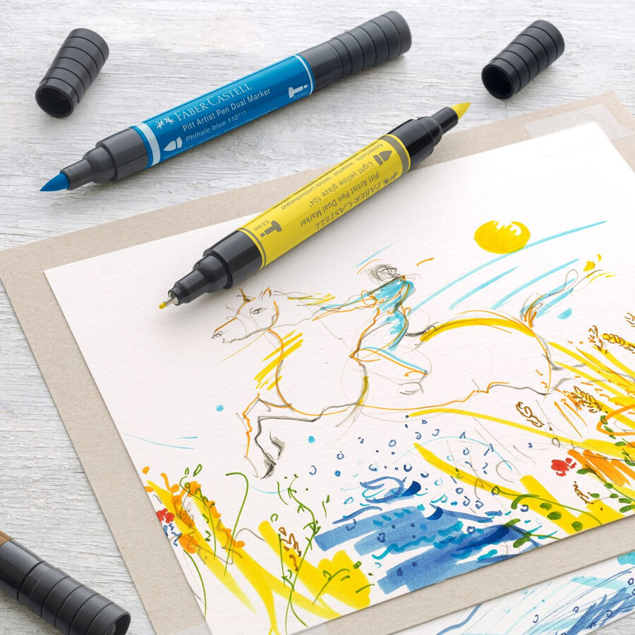 popisovač pitt artist pen dvojitý indický inkoust