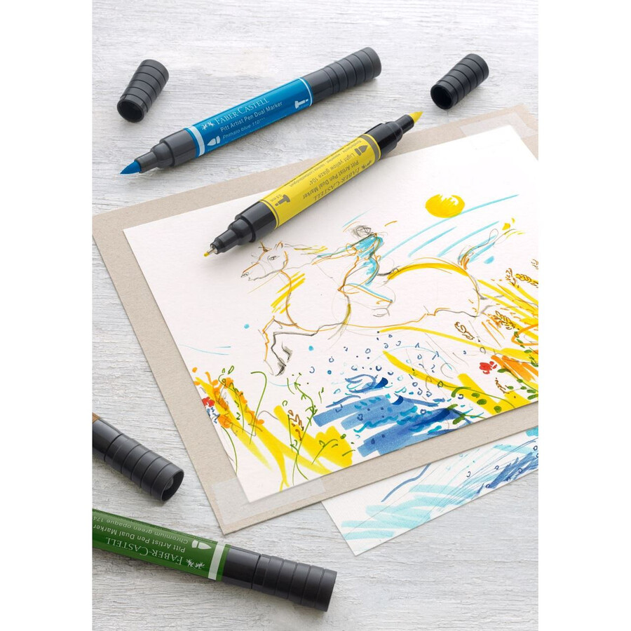 popisovač pitt artist pen dvojitý indický inkoust