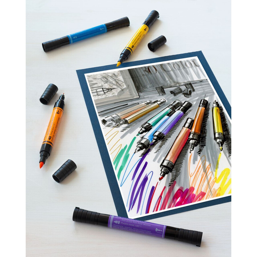 popisovač pitt artist pen dvojitý indický inkoust