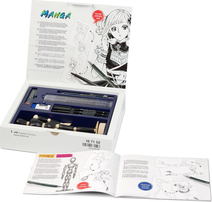 starter set per pitt artist manga