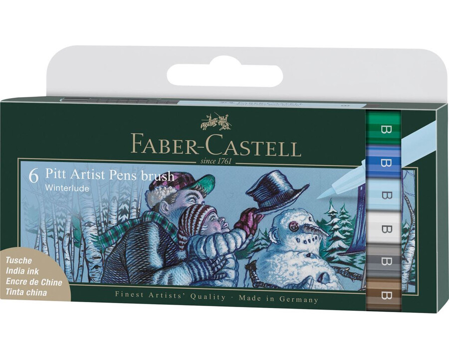pero pitt artist pen brush india ink