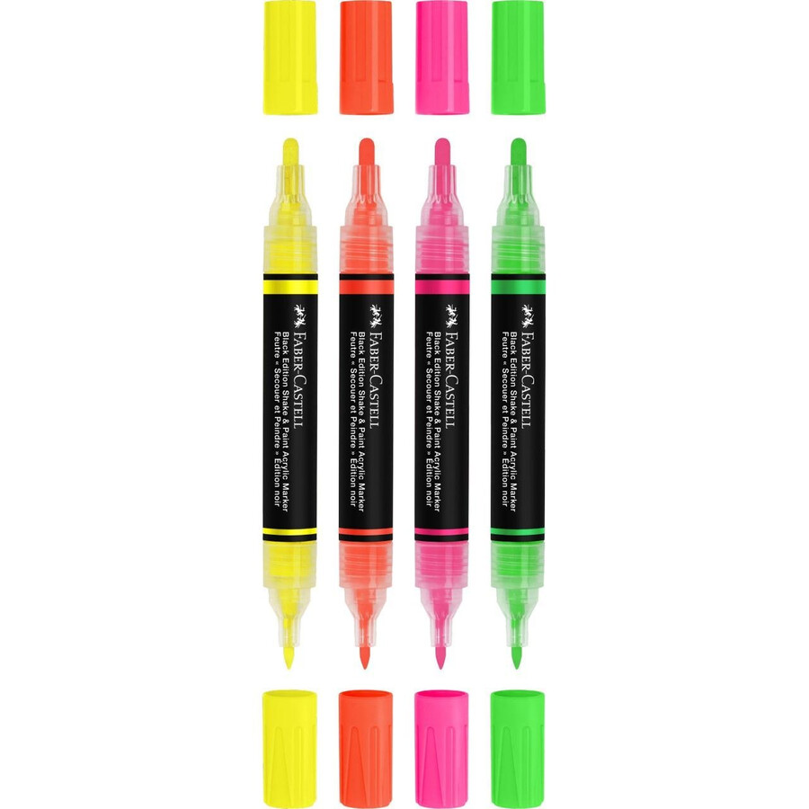 akrylový fix shakepaint neonový black edition
