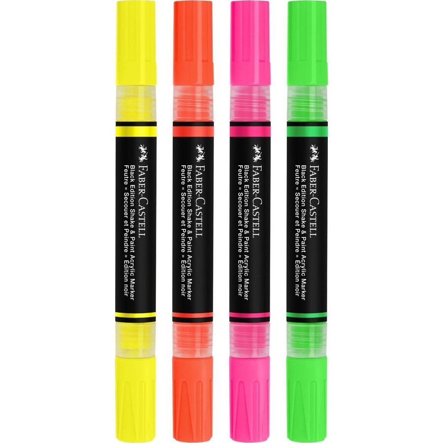 akrylový fix shakepaint neonový black edition