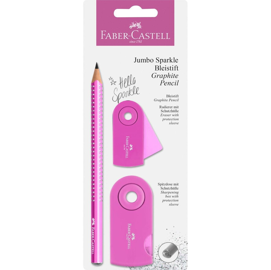 sada grafitových tužek jumbo sparkle