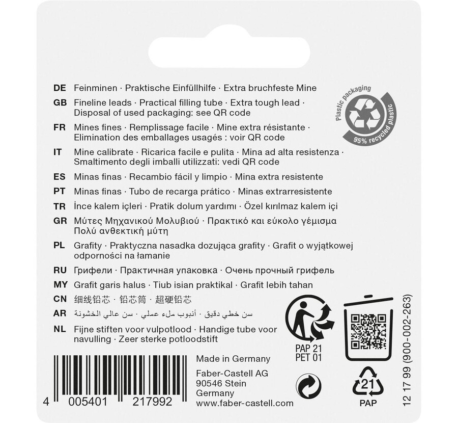 superpolymerová tuha pro jemné linky