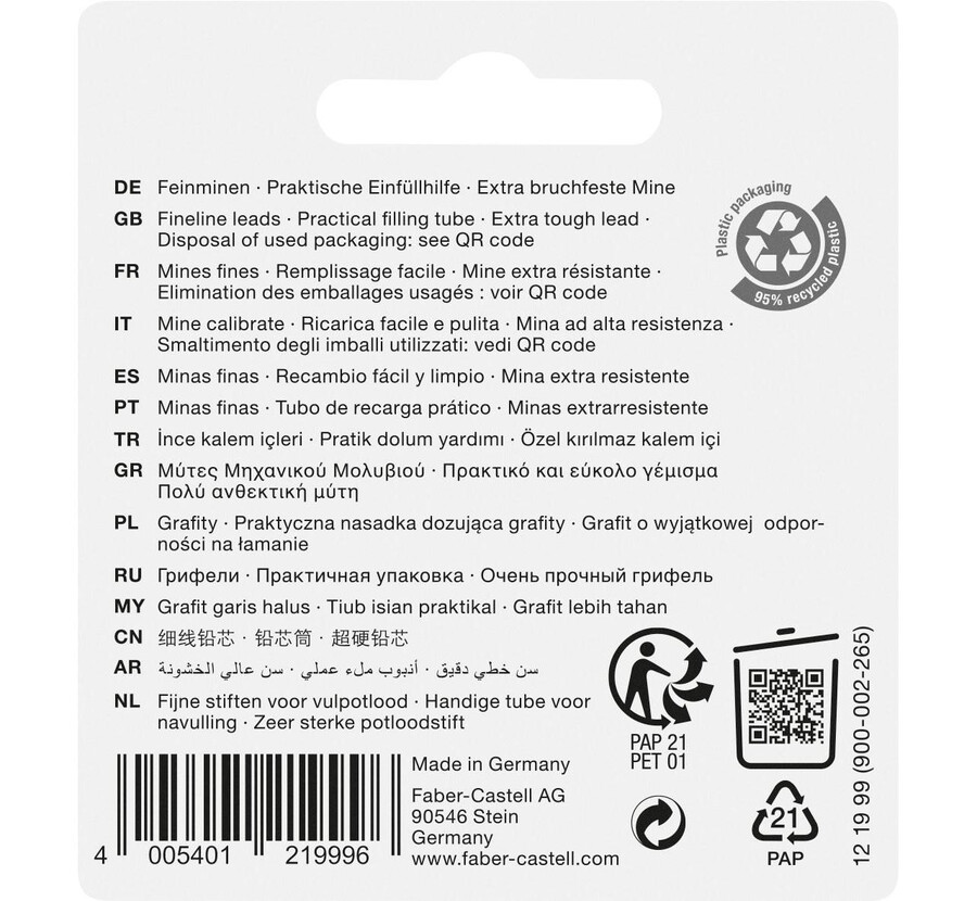 superpolymerová tuha pro jemné linky