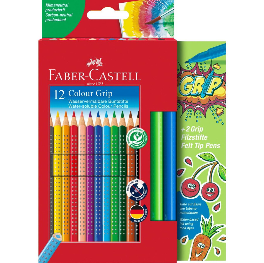 barevné tužky color grip